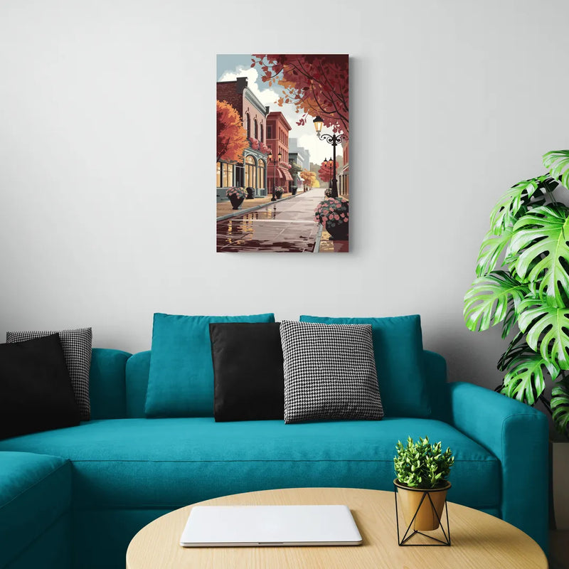 Ashland Historic Downtown - Canvas Wall Art Living Room