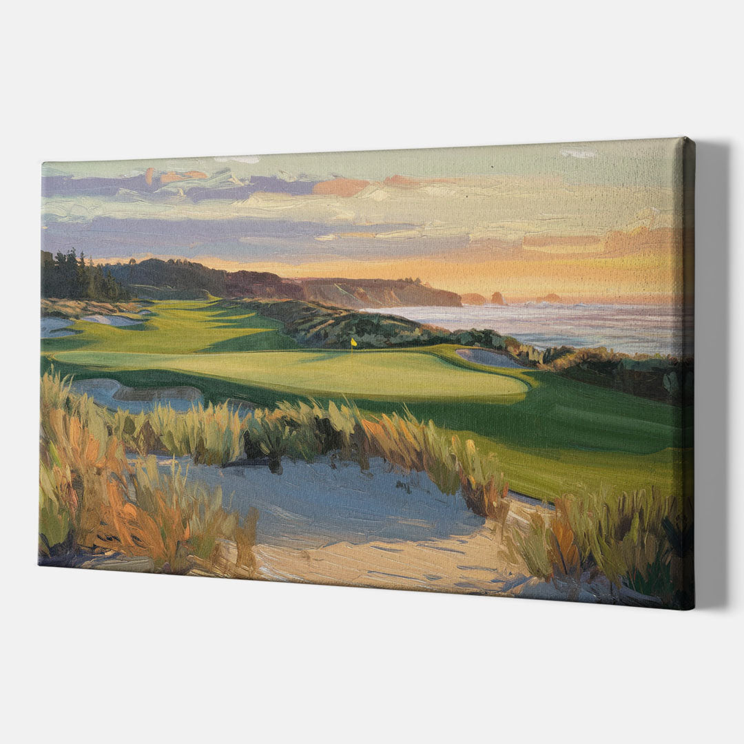 Bandon Dunes Golf Landscape - Canvas Wall Art Indoor