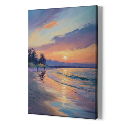 English Bay Sunset - Canvas Print Art Sides