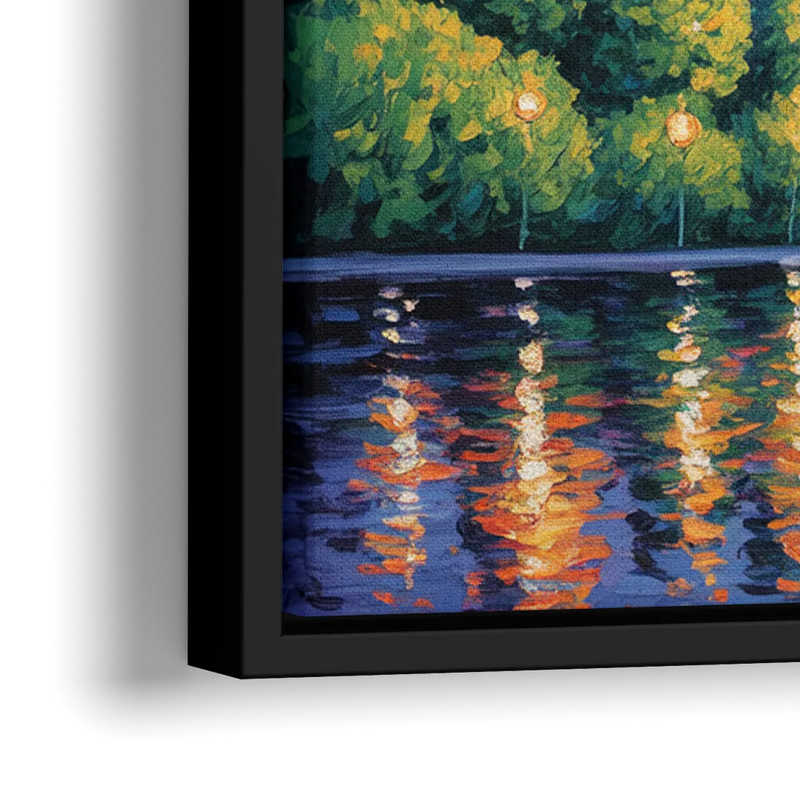 Parliament Building Quebec - Close-Up Black Frame Canvas