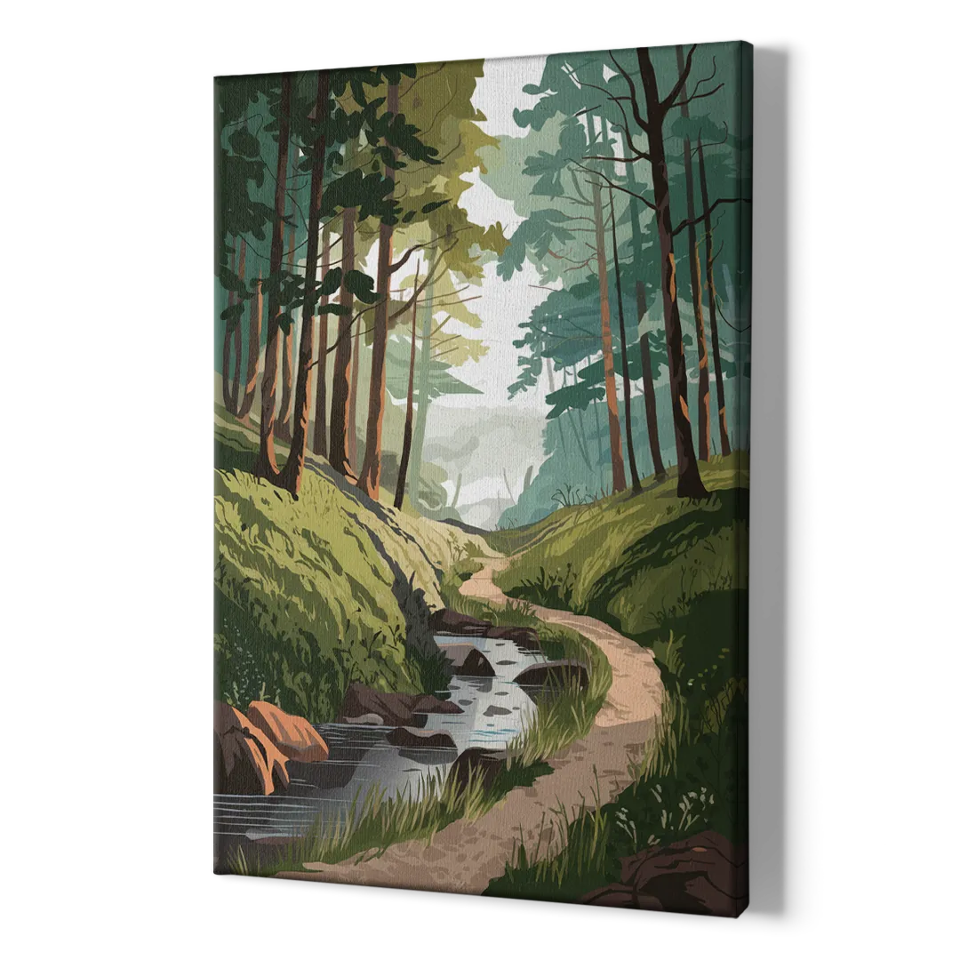 Franklin Nature Trails - Canvas Print Art Sides