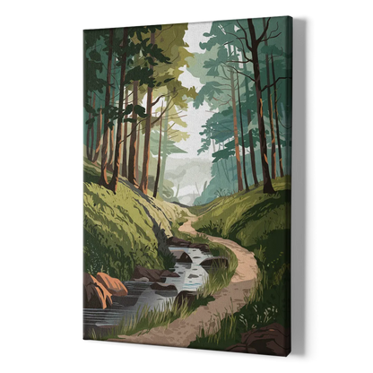 Franklin Nature Trails - Canvas Print Art Sides