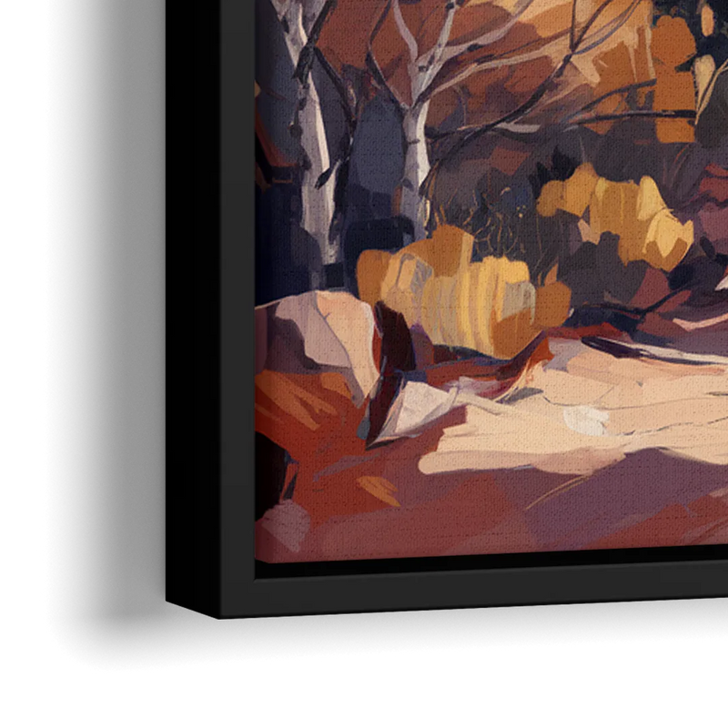Colorado Springs Nature Escape - Close-Up Black Frame Canvas