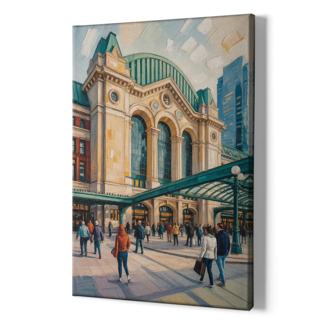 Toronto Union Station - Canvas Print Art Sides