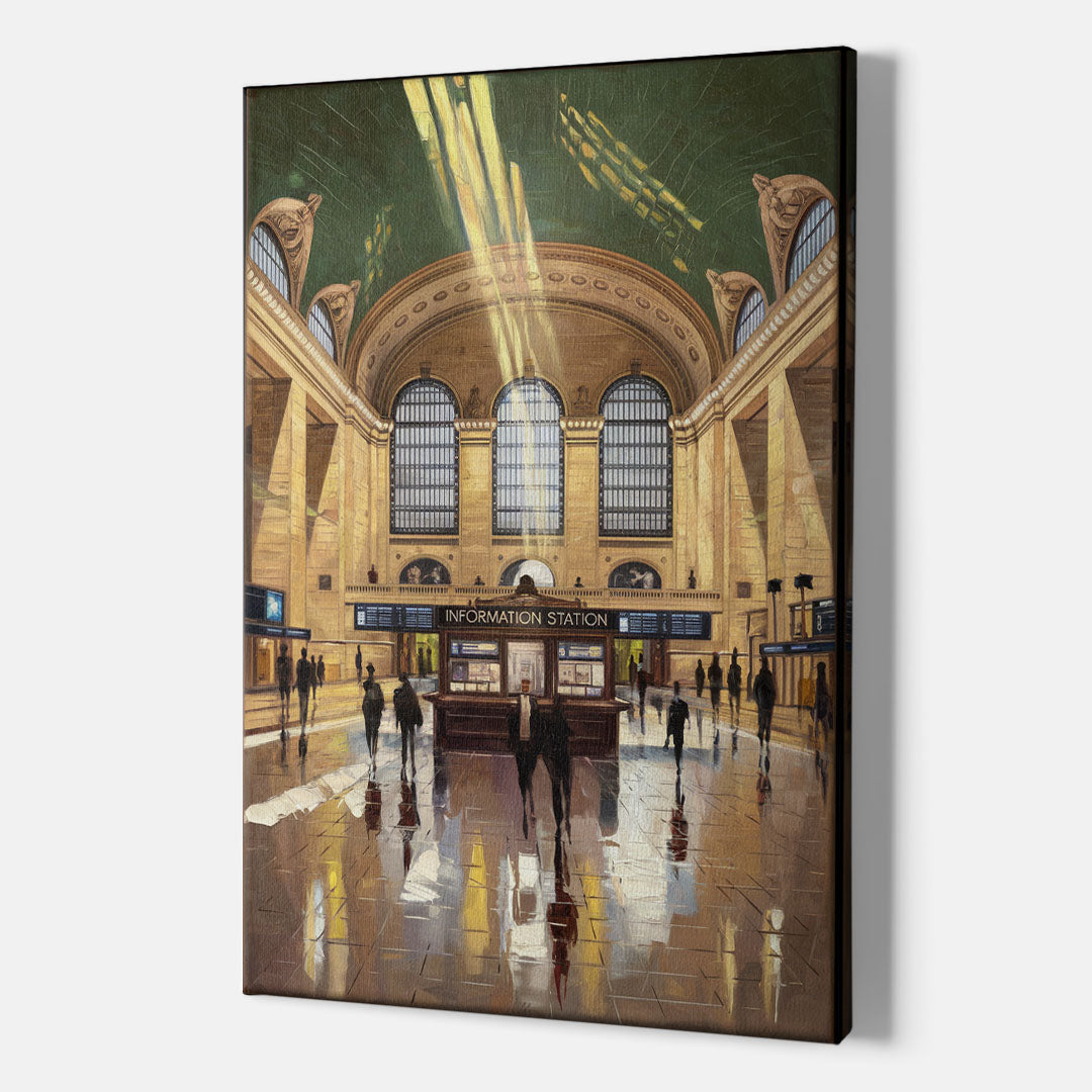 New York City Grand Central Station - Canvas Wall Art Indoor