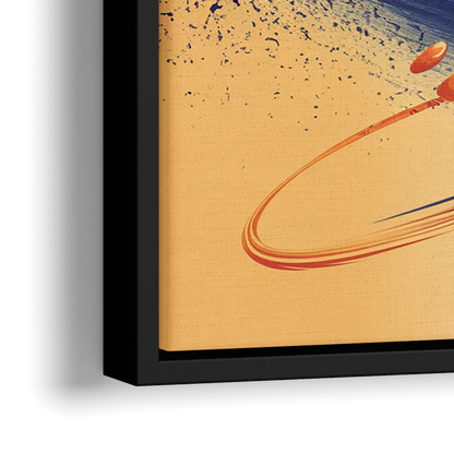 Phoenix Sports Team Pride - Close-Up Black Frame Canvas