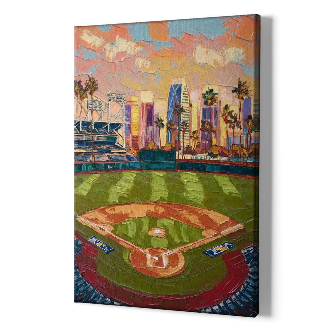 San Diego Padres Stadium - Canvas Print Art Sides