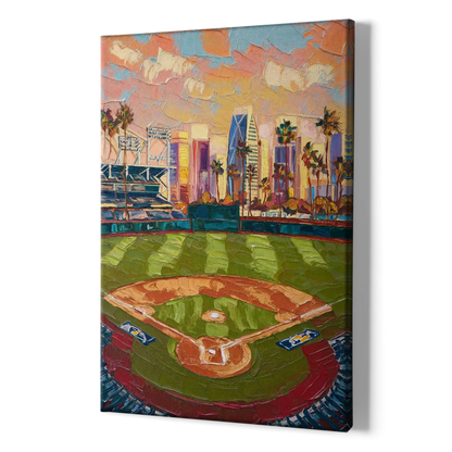 San Diego Padres Stadium - Canvas Print Art Sides