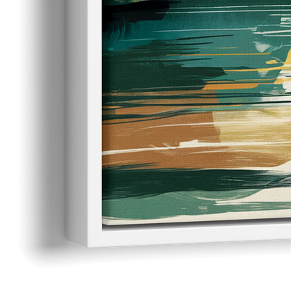 Austin Barton Springs Serenity - Close-Up White Frame Canvas