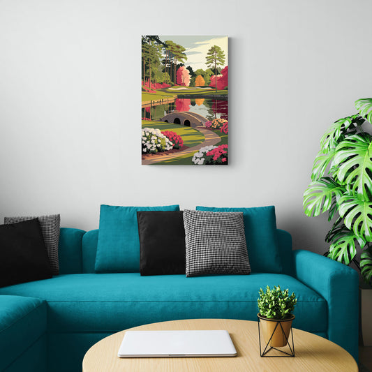 Augusta Golf Heritage Tribute - Canvas Wall Art Living Room