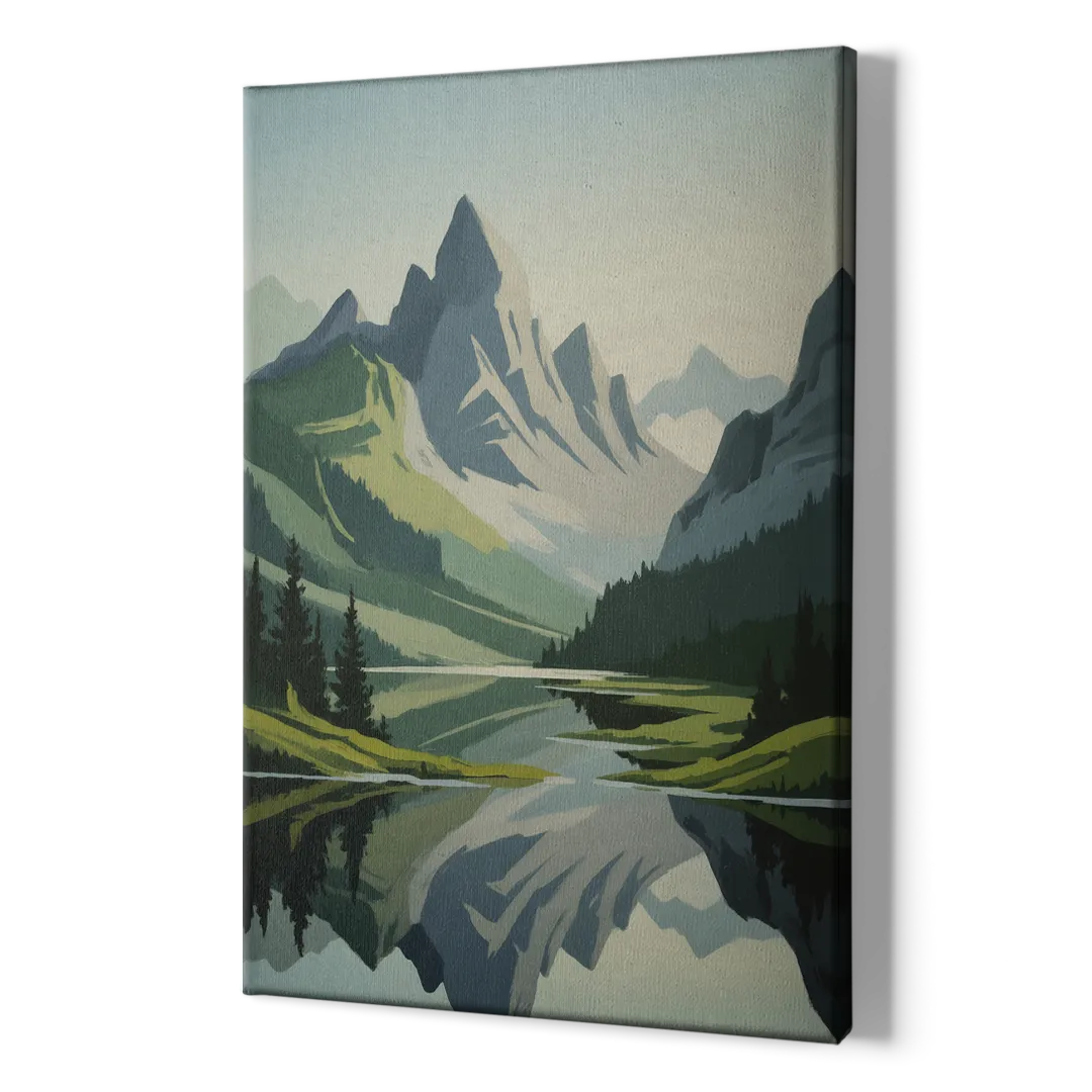 Alpine Adventure - Canvas Print Art Sides