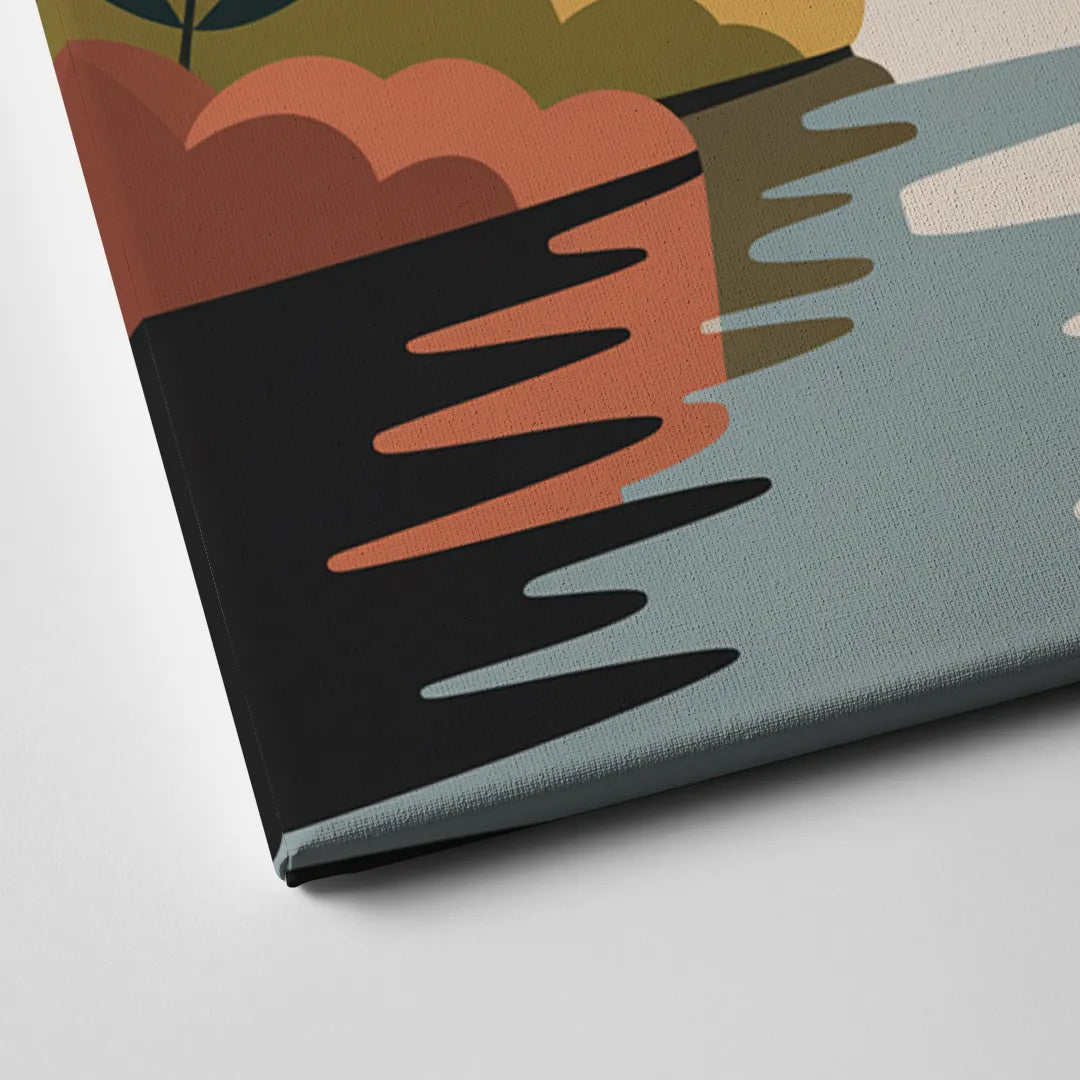 Stanley Park Seawall Canvas Close Up