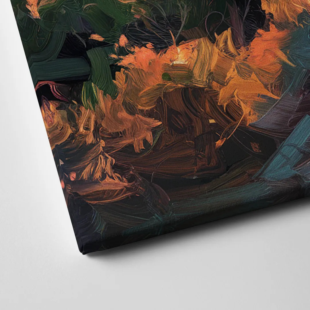 Anaheim Sunset Views Canvas Close Up