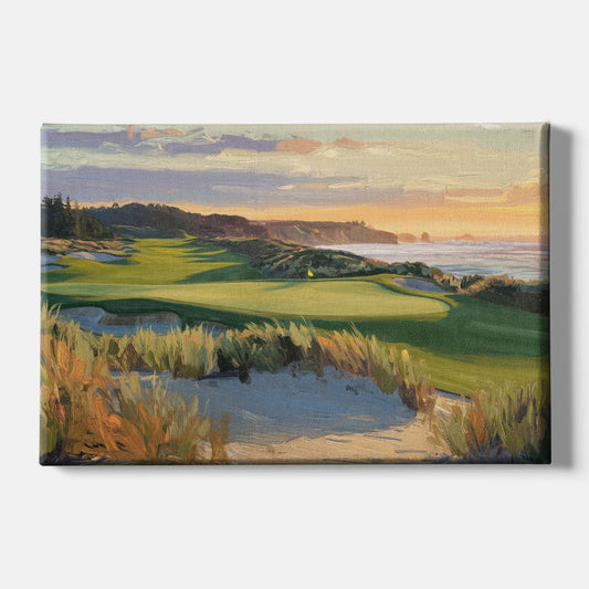 Bandon Dunes Golf Landscape - Canvas Wall Art