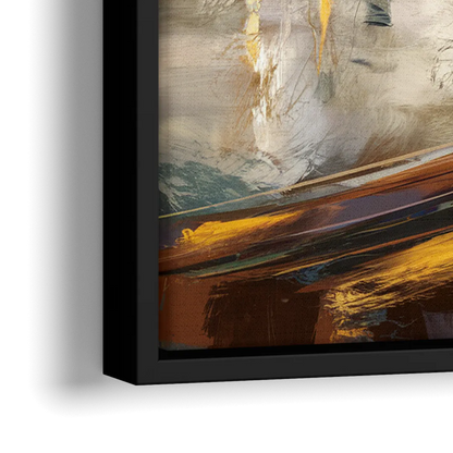Pittsburgh Steel City Vibes - Close-Up Black Frame Canvas
