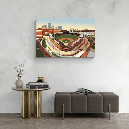 Camden Yards Baseball Stadium - Canvas Wall Art Living Room