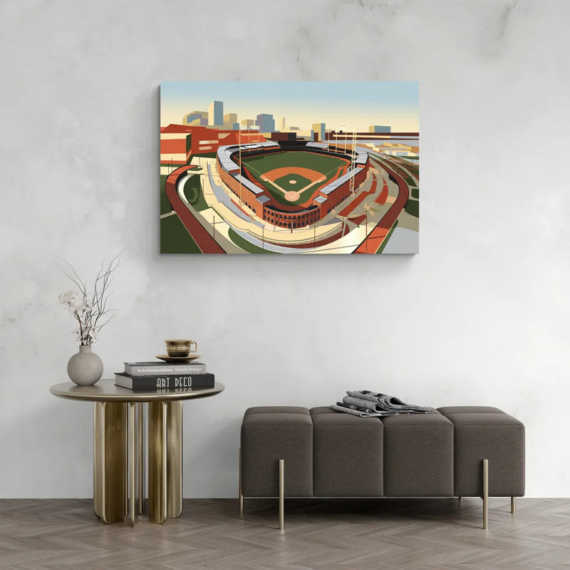 Camden Yards Baseball Stadium - Canvas Wall Art Living Room