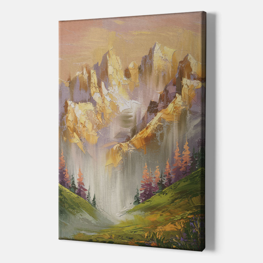 Breckenridge Mountain Sunrise - Canvas Wall Art Indoor