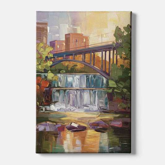Greenville Historic Landmarks - Canvas Wall Art