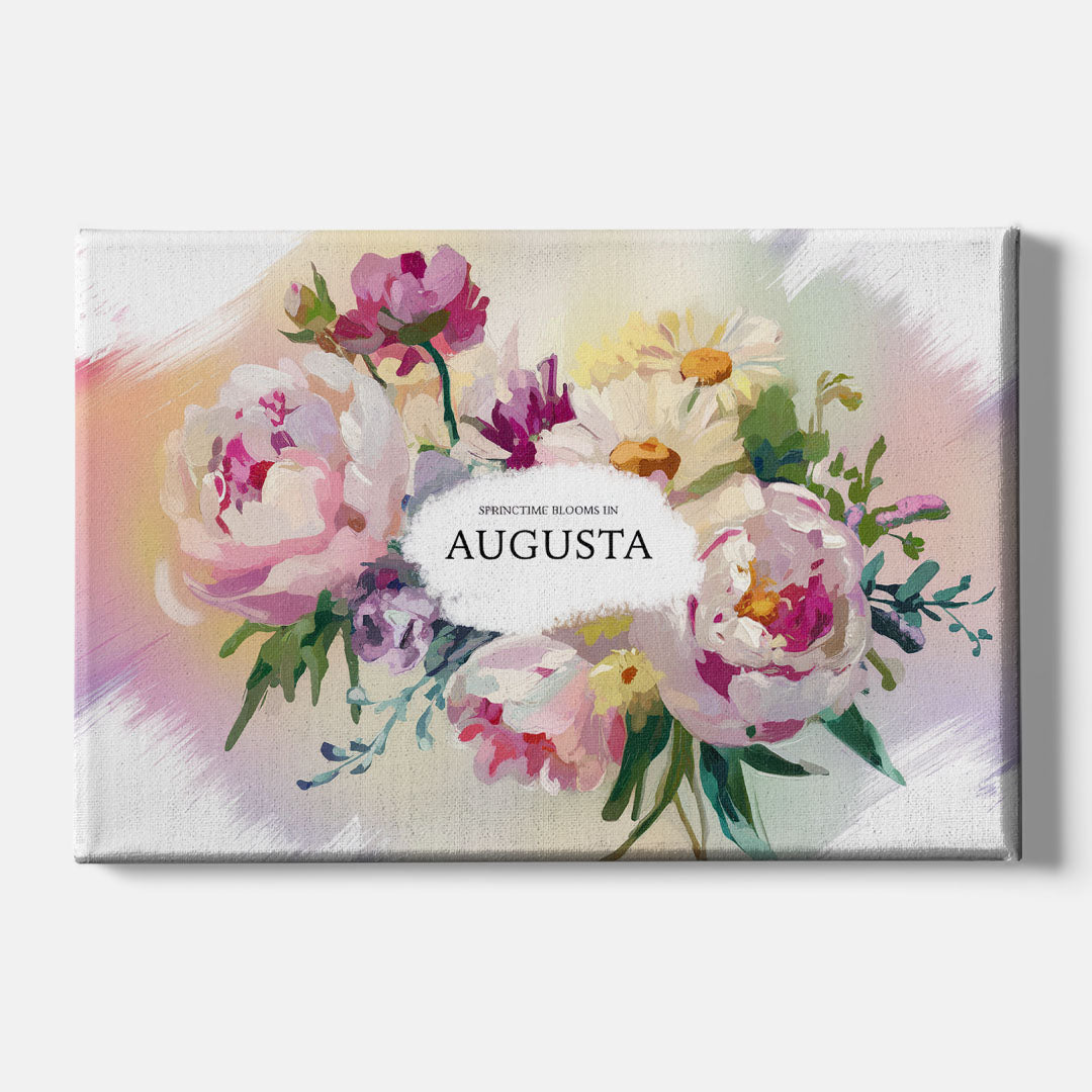 Augusta Springtime Blooms - Canvas Wall Art
