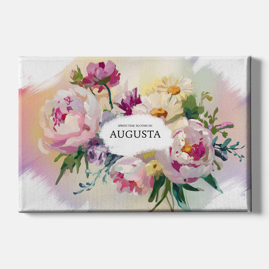Augusta Springtime Blooms - Canvas Wall Art