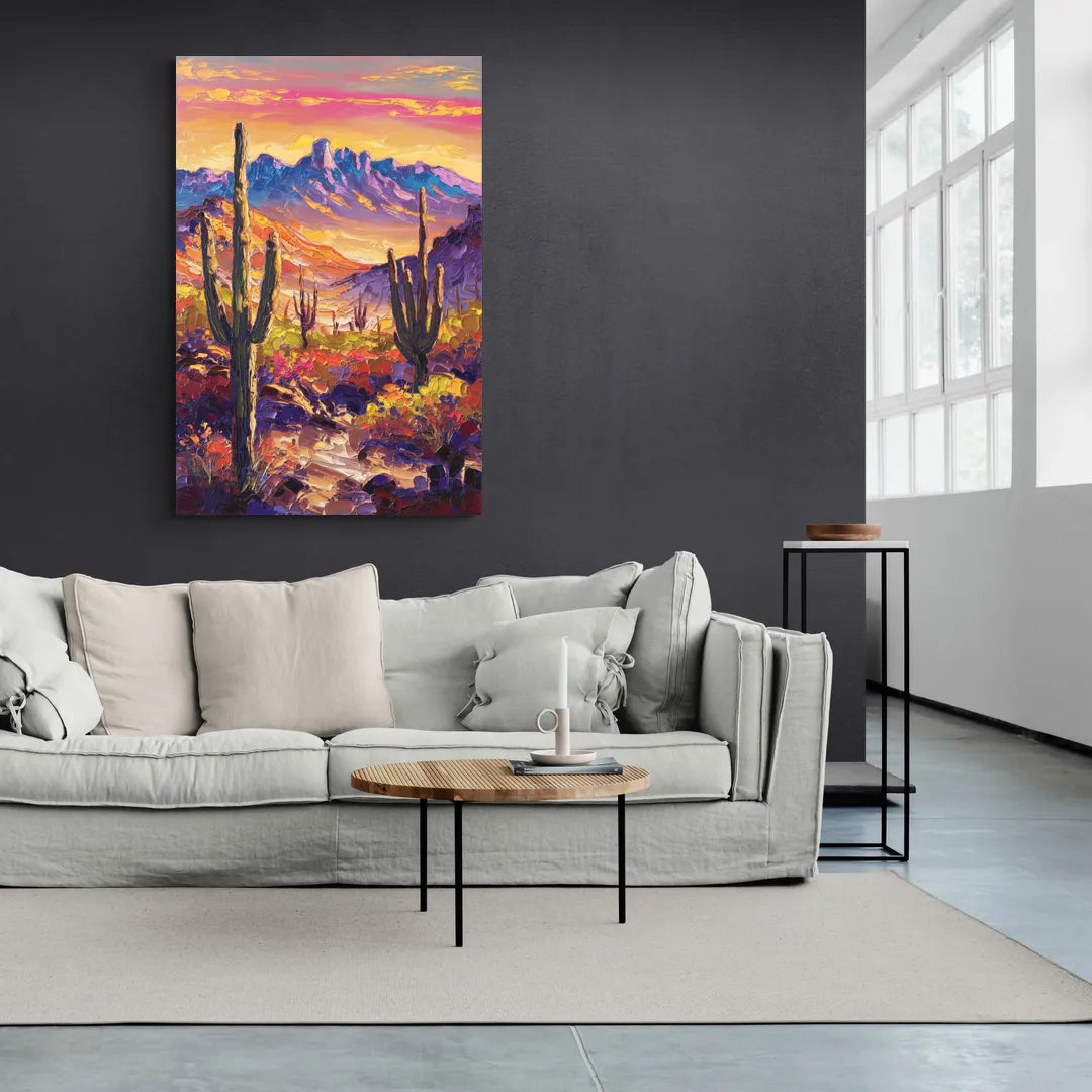 Phoenix Arizona Scenic Views - Canvas Wall Art Living Room