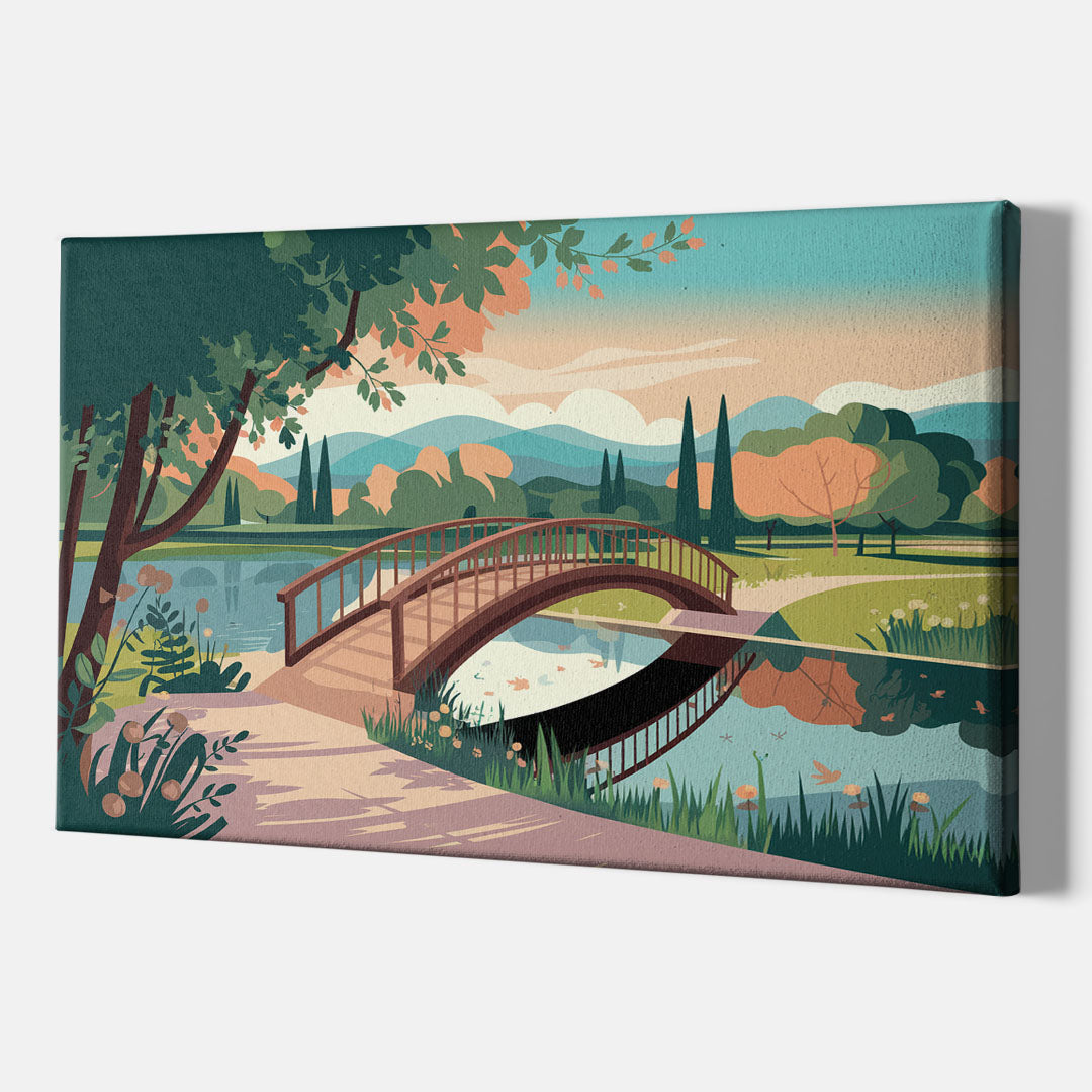 Springfield Parks And Trails - Canvas Wall Art Indoor