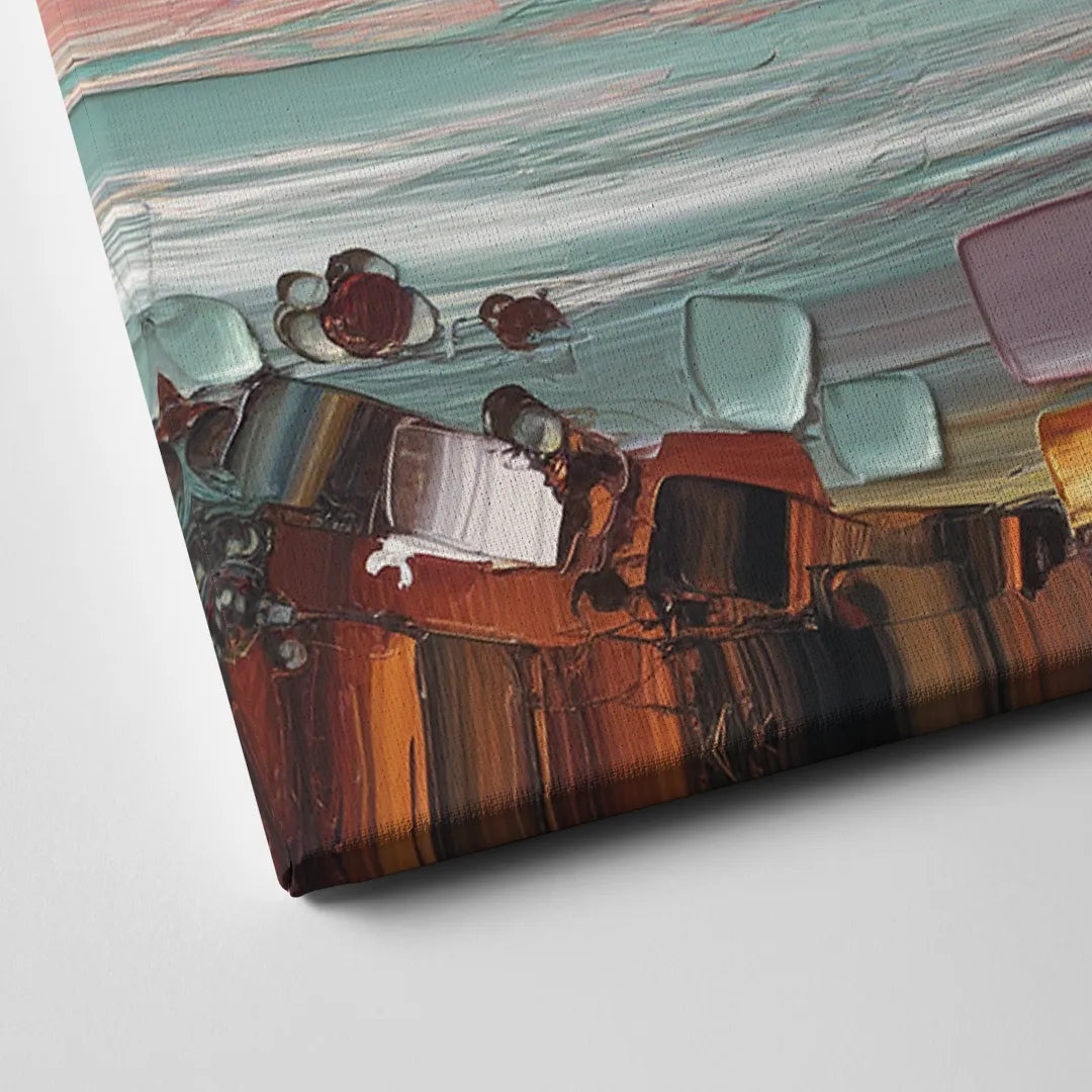 Irvine Sunset Views Canvas Close Up