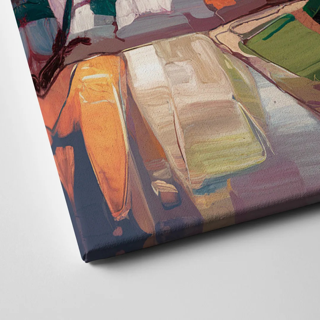 Springfield Neighborhood Charm Canvas Close Up