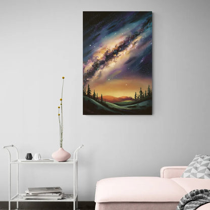 Huntsville Night Sky Astronomy - Canvas Wall Art Living Room