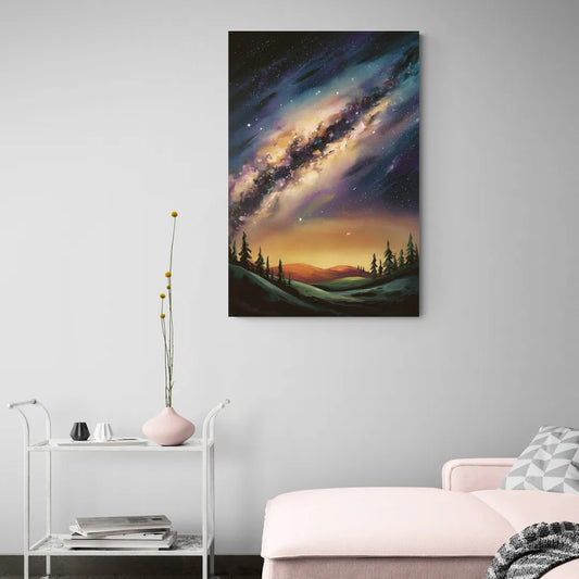 Huntsville Night Sky Astronomy - Canvas Wall Art Living Room