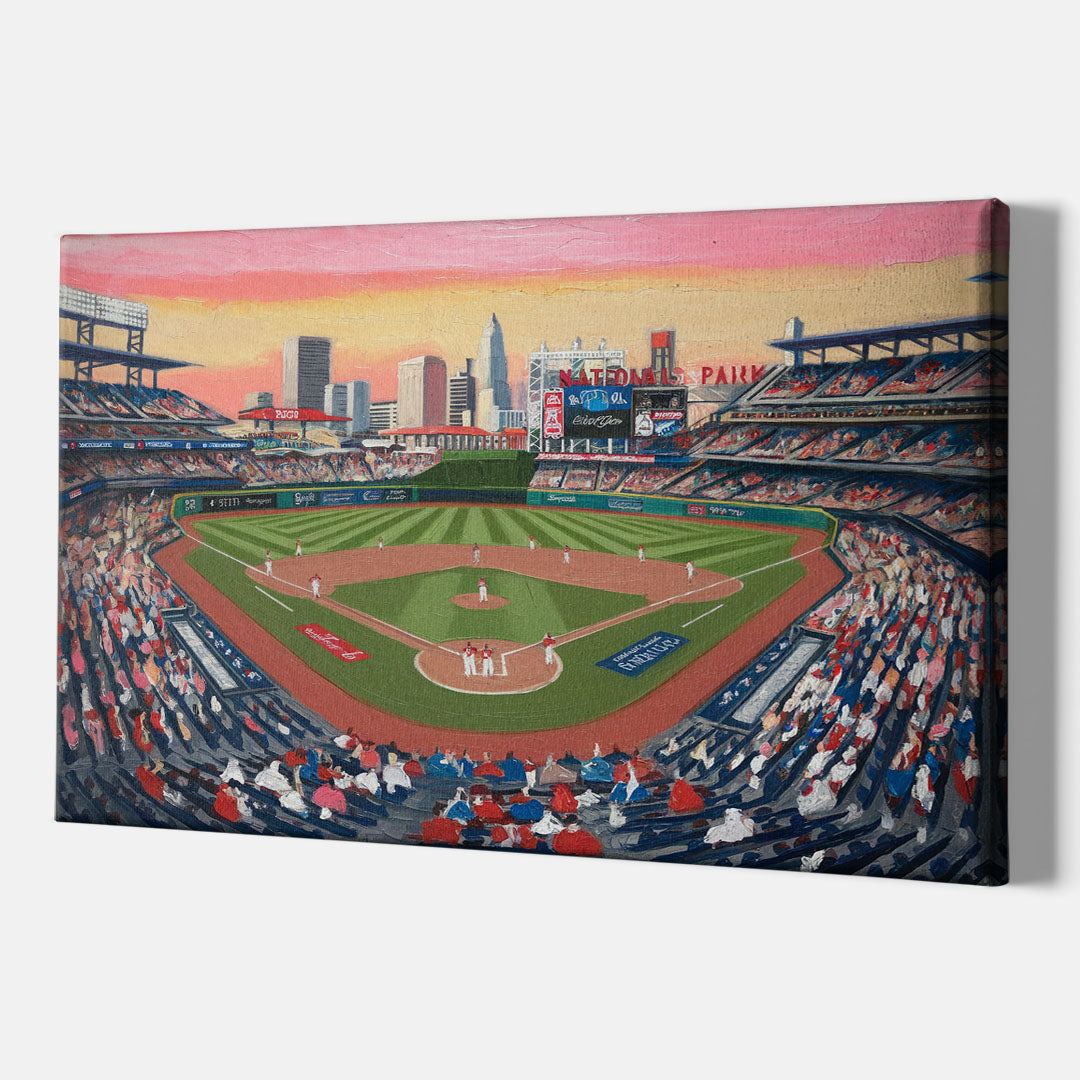 Washington Nationals Baseball - Canvas Wall Art Indoor