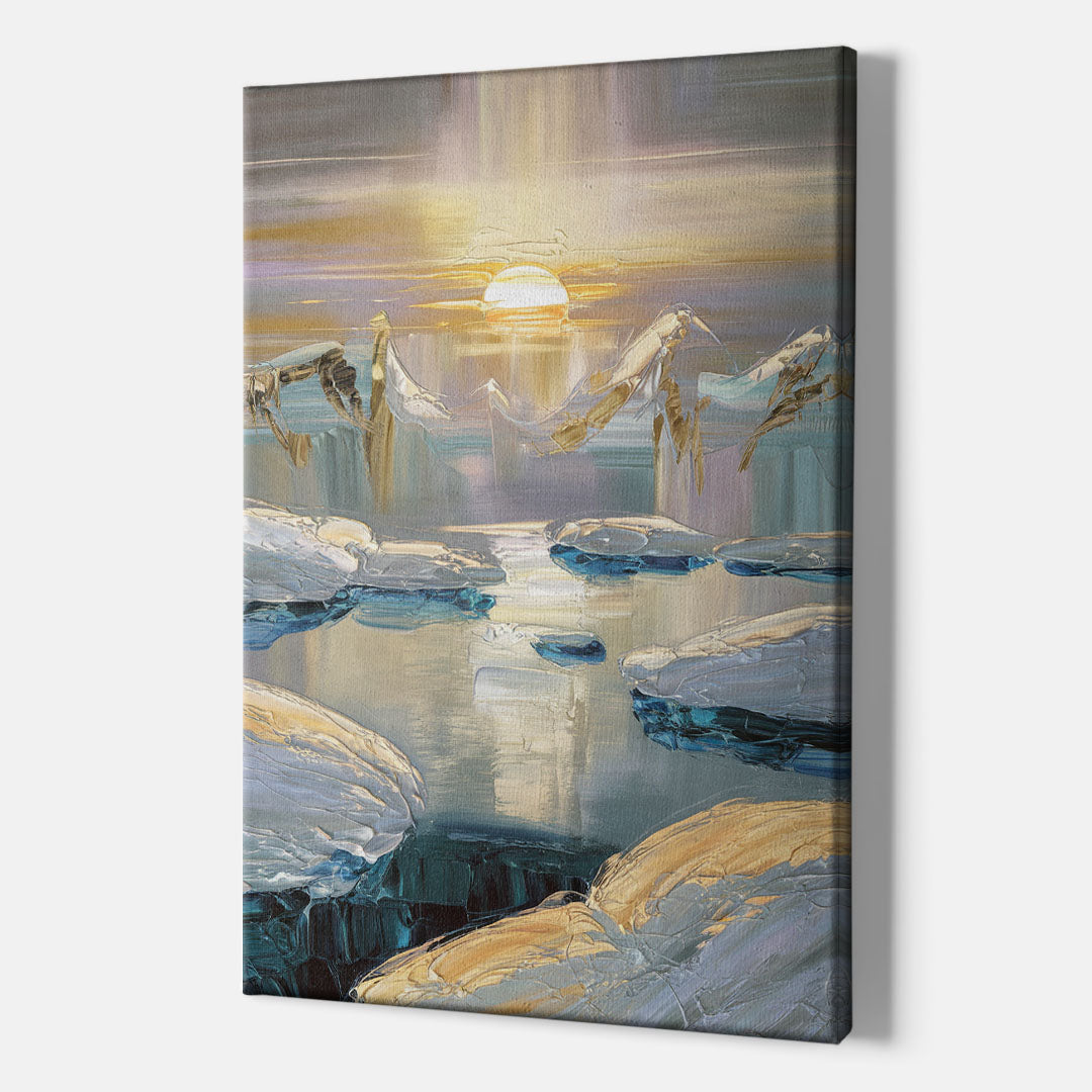 Anchorage Midnight Sun - Canvas Wall Art Indoor