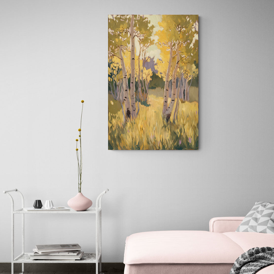 Aspen Tranquility - Canvas Wall Art Living Room