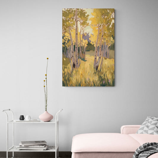 Aspen Tranquility - Canvas Wall Art Living Room
