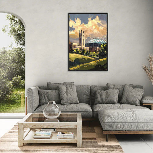 Toledo University Spirit - Living Room Black Frame Canvas