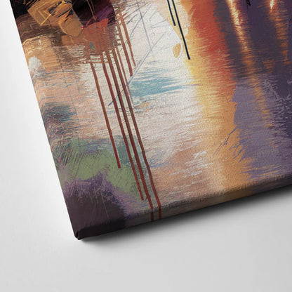 Jacksonville Wall Street Vibes Canvas Close Up