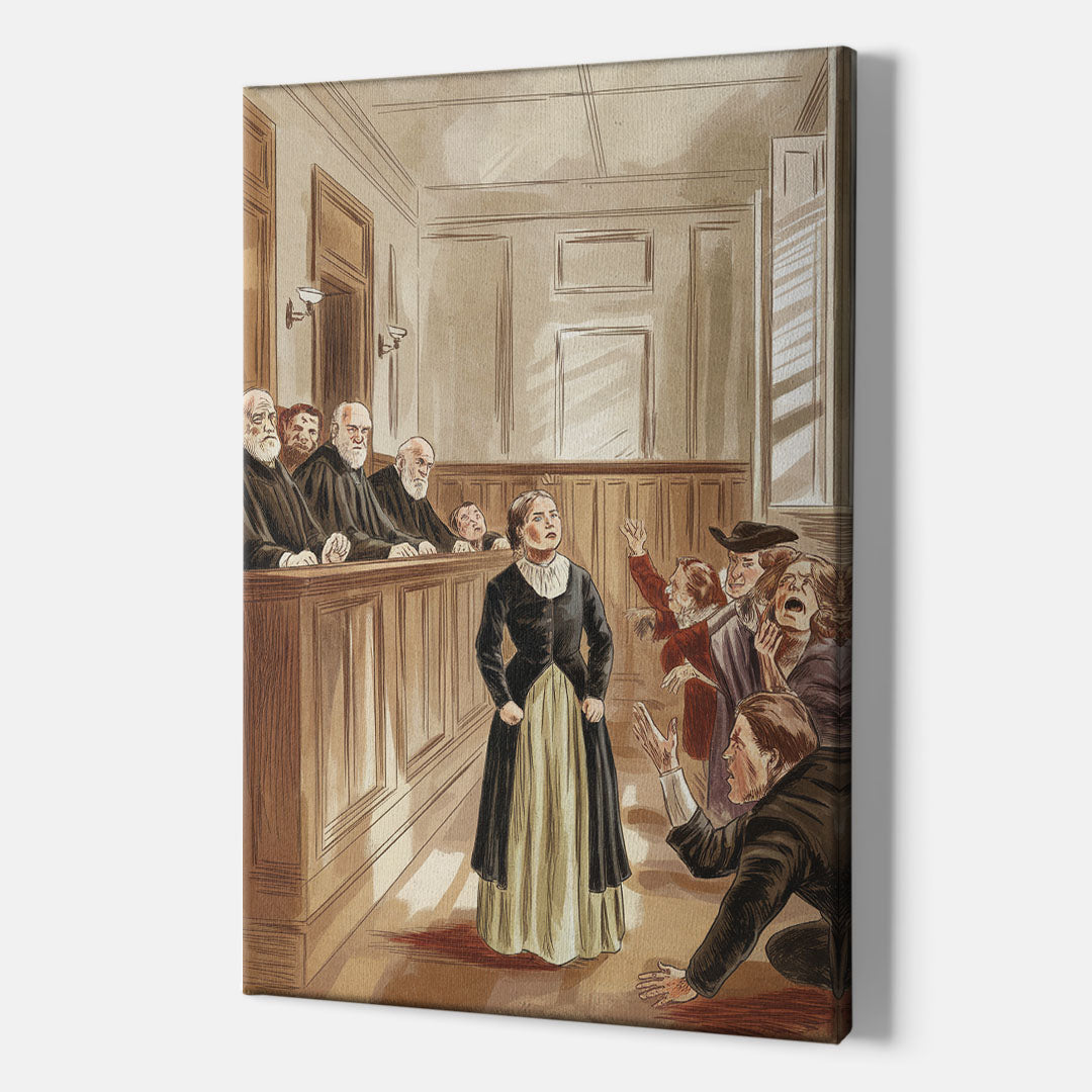 Salem Witch Trials Tribute - Canvas Wall Art Indoor