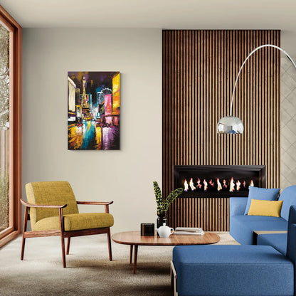 Las Vegas Downtown Energy - Canvas Wall Art Living Room