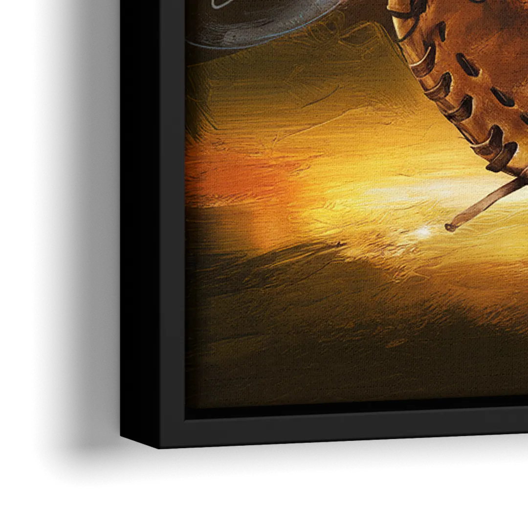 Glendale Brewers Fan Spirit - Close-Up Black Frame Canvas