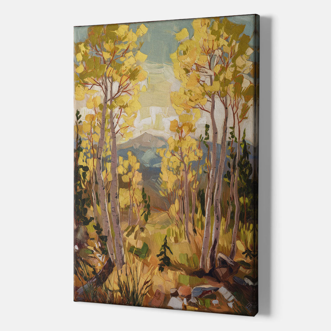 Breckenridge Aspen Forest - Canvas Wall Art Indoor