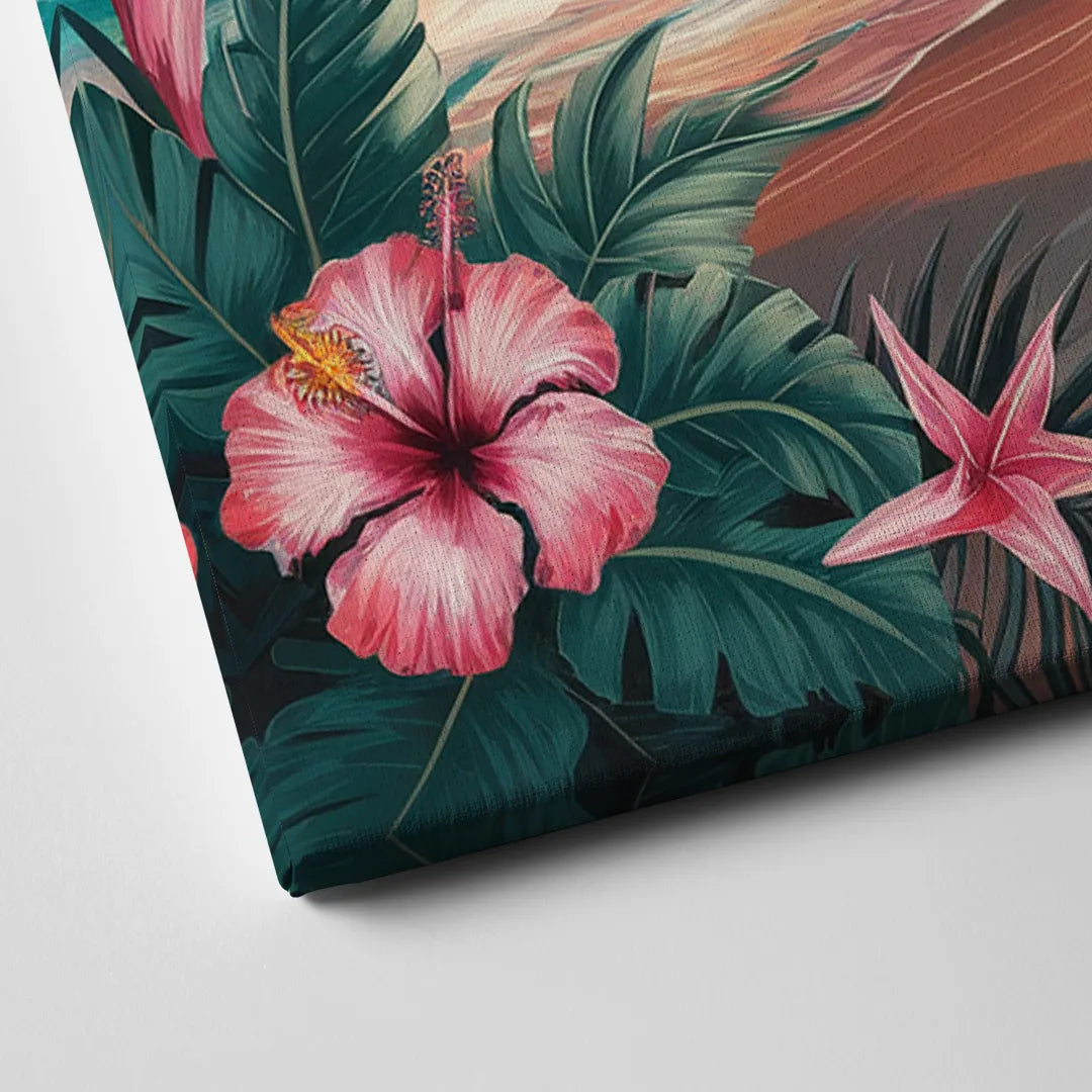 Key West Island Vibes Canvas Close Up