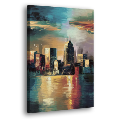 Springfield City Skyline - Canvas Print Art Sides