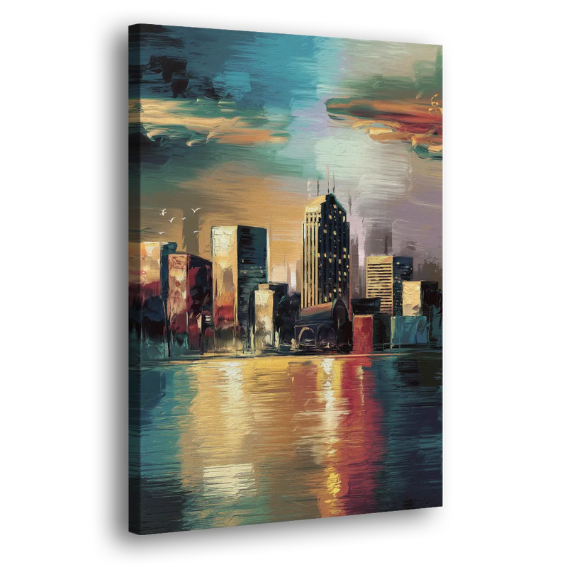 Springfield City Skyline - Canvas Print Art Sides