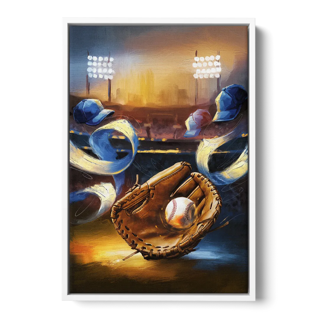 Glendale Brewers Fan Spirit - White Frame Canvas