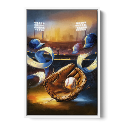 Glendale Brewers Fan Spirit - White Frame Canvas