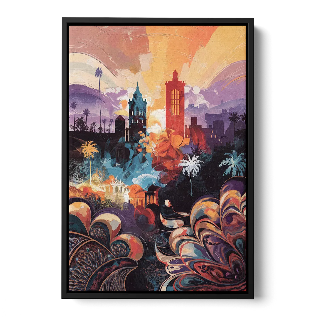 San Jose Cultural Heritage - Black Frame Canvas