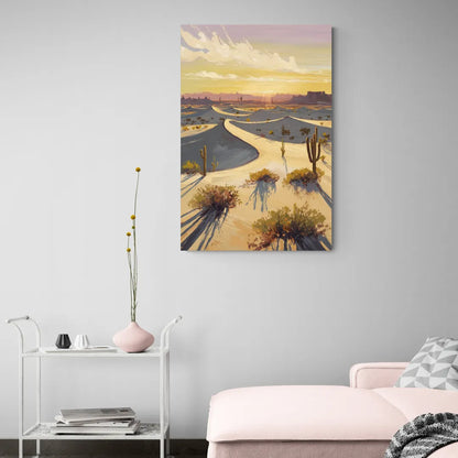 Bisbee Desert Sunrise - Canvas Wall Art Living Room