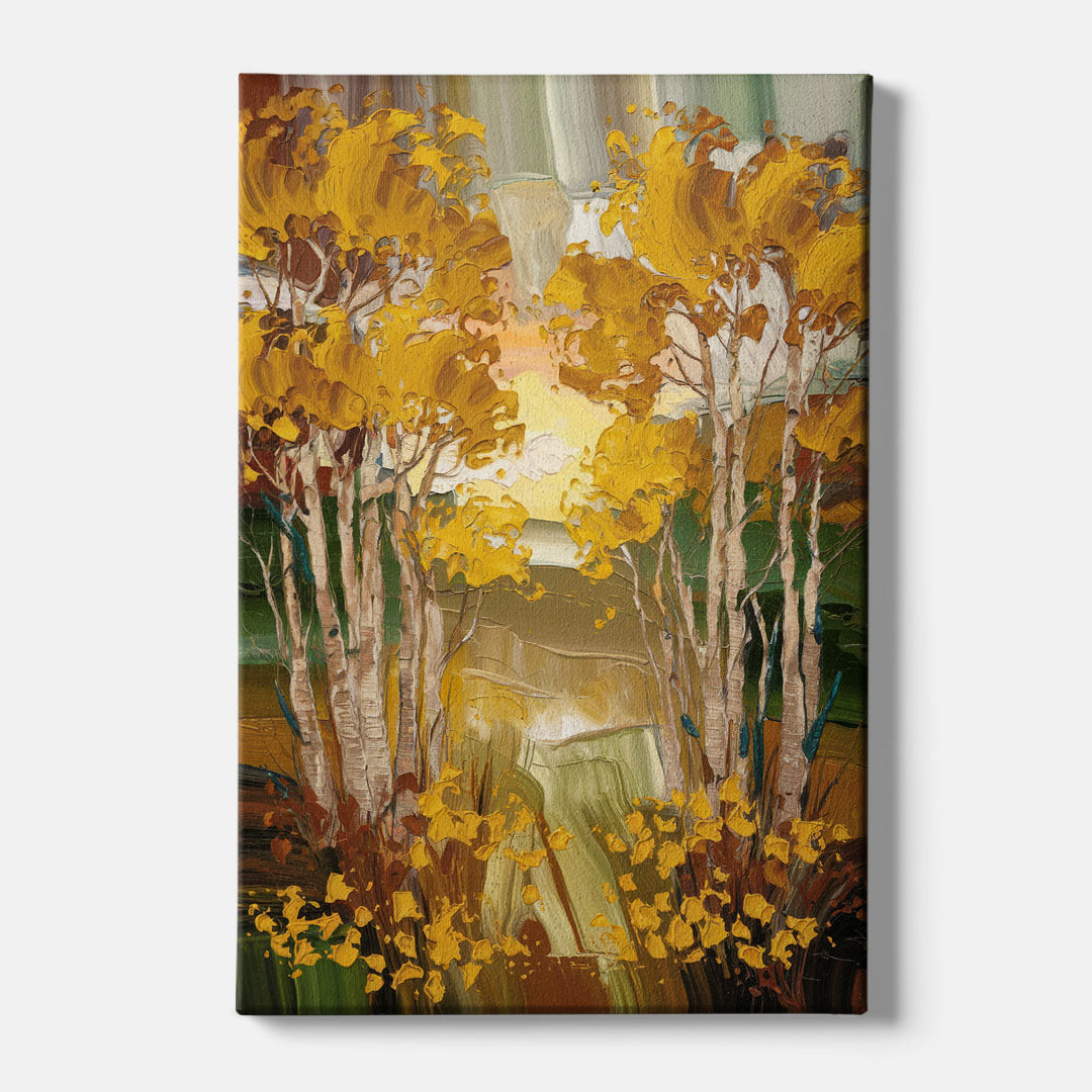 Aspen Golden Trees - Canvas Wall Art