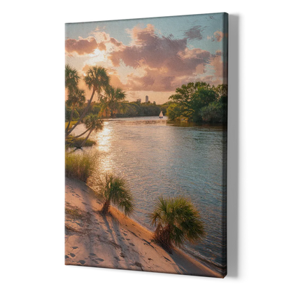 Jacksonville St. Johns River - Canvas Print Art Sides